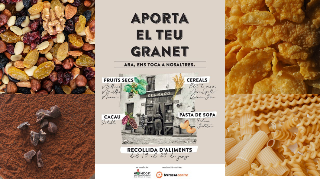 Recogida solidaria de alimentos «Aporta tu granito»