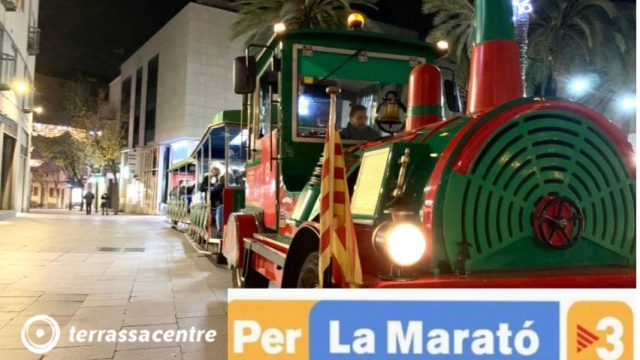 TerrassaCentre amb LA MARATÓ