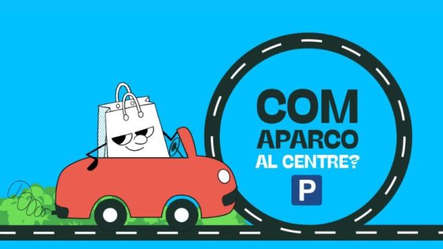 Recordeu que podeu aparcar els aparcaments de la illa de vianants
