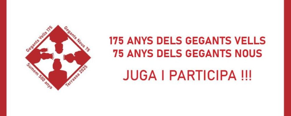 Els Gegants de Terrassa estan d’aniversari