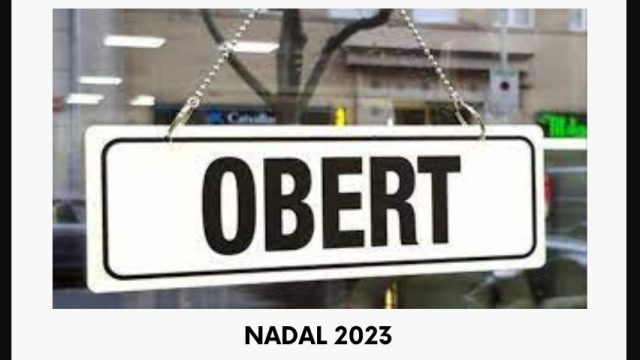 FESTIVOS DE APERTURA CAMPAÑA DE NAVIDAD