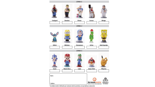 Sorteo dels caganers de la campaña de navidad 2024