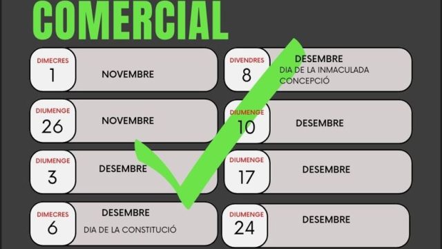 ¿Dudas con los Festivos  de abertura comercial?