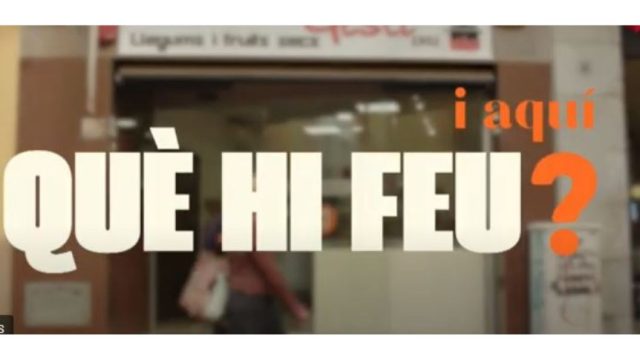 “I aquí ,què hi feu?”,